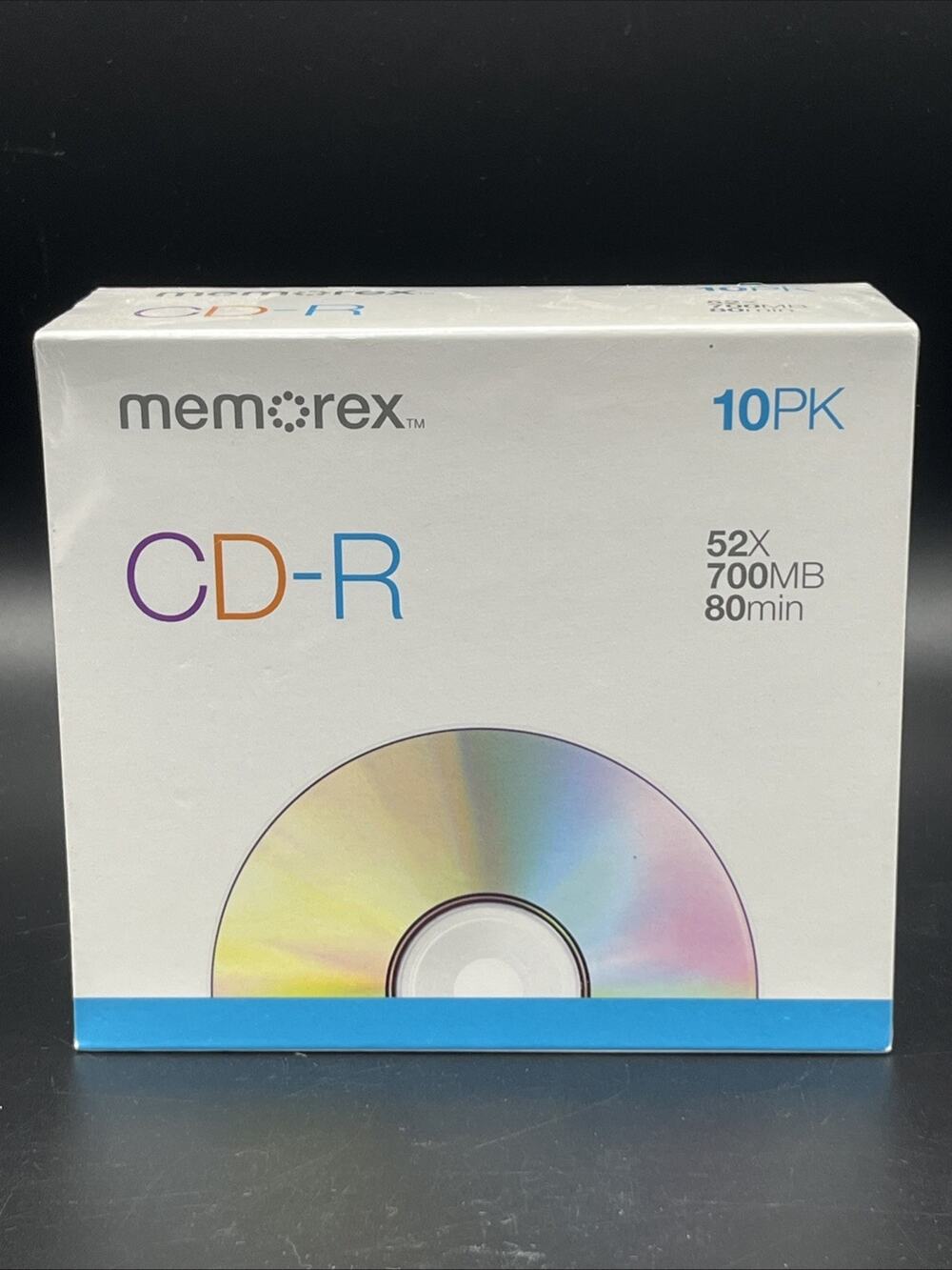 MEMOREX CD-R 10 PACK | 52X | 700MB |80 MIN JEWEL CASES NEW SEALED